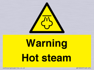 Warning Hot steam